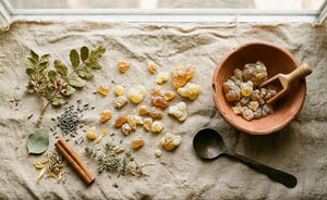 ancient frankincense hardened aromatic resin